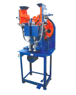 Double Head Eyelet Punching Machine With Motor